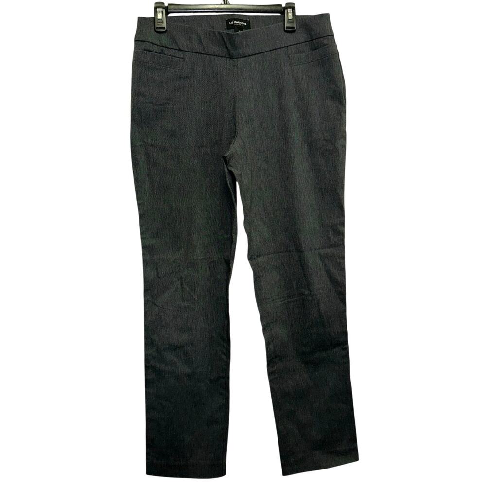 Liz Claiborne Career‎ Charcoal Dress Pants Women's Size 8 Straight Leg